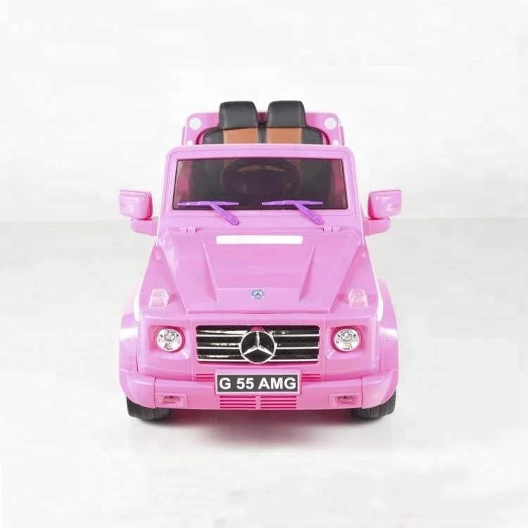 pink mercedes kid car