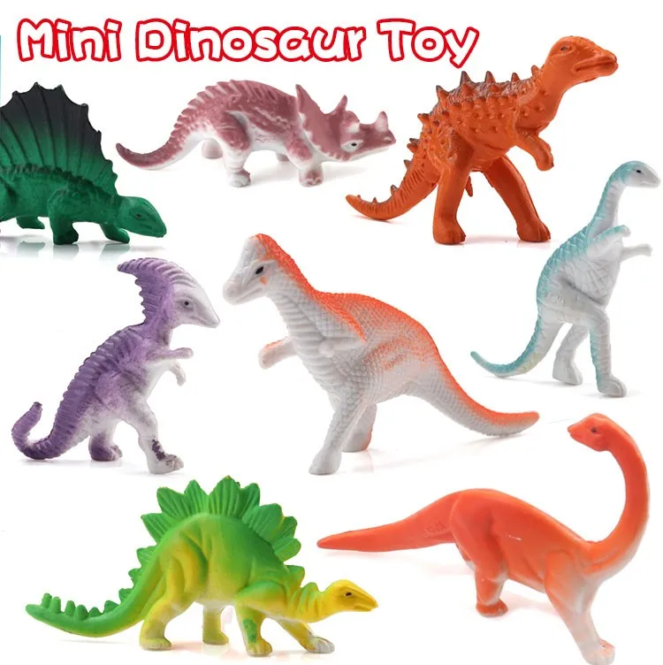 small plastic dinosaur toys