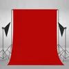 Red 3x4M Photography Studio Non-woven Backdrop Bright Red Solid Color Simple Background
