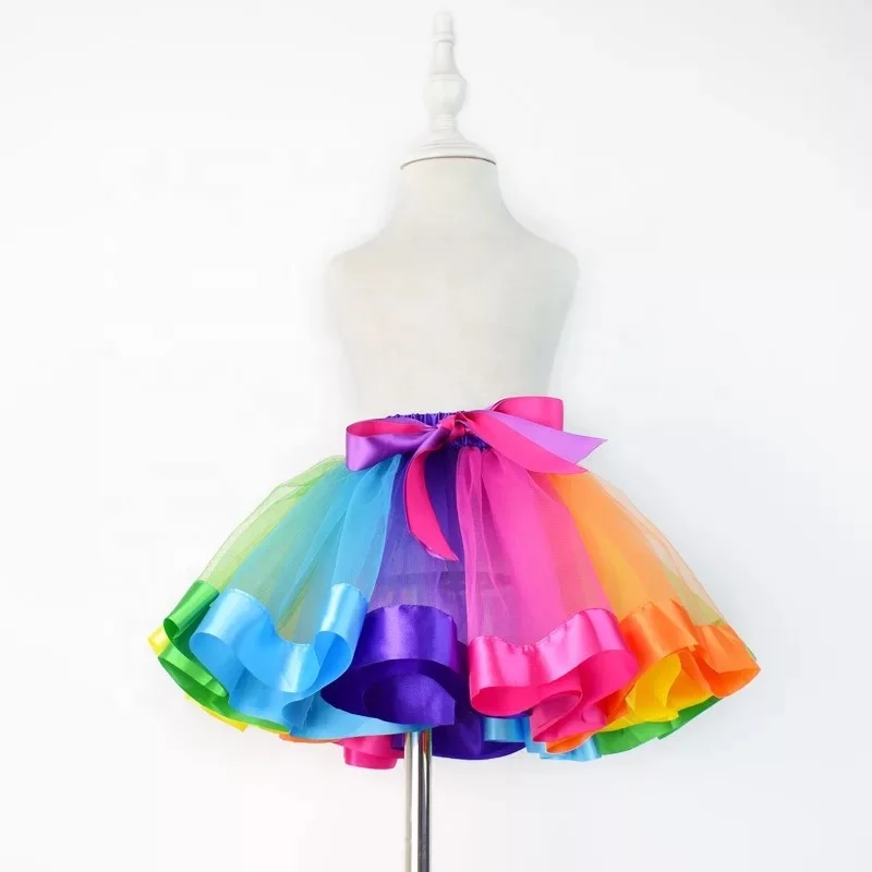 

Yong Girls Dress Rainbow Baby Tutu Skirt For Toddler