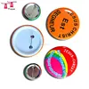 custom logo tinplate pin back button badge button