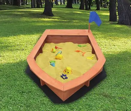 plastic boat sandpit