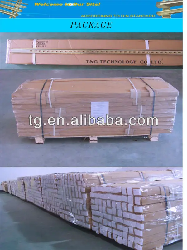 Mounting alu din rail