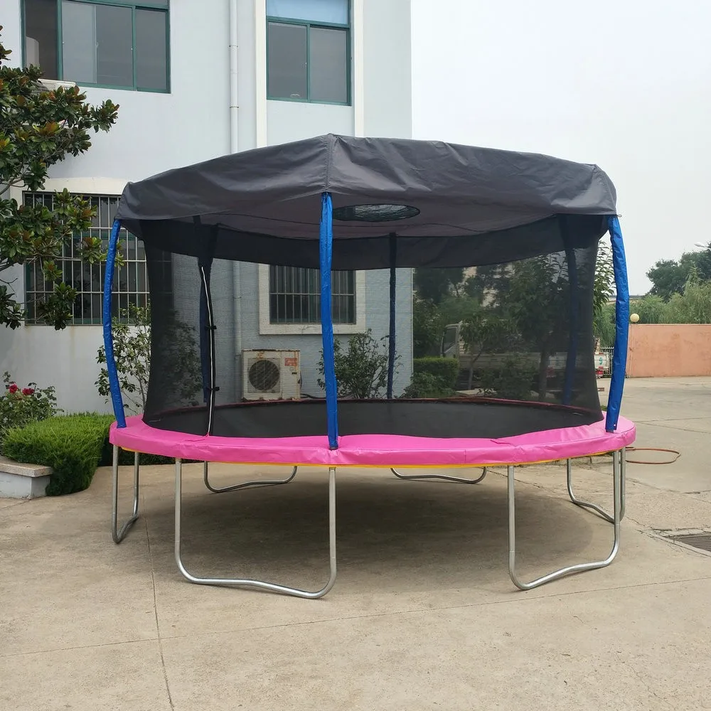 14x16ft Rectangle Trampoline With Safety Enclosure Buy Rectangle