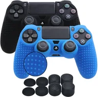 

Anti-slip Silicone Cover Skin Case for Sony Play Station Dualshock 4 PS4 Pro Slim Controller