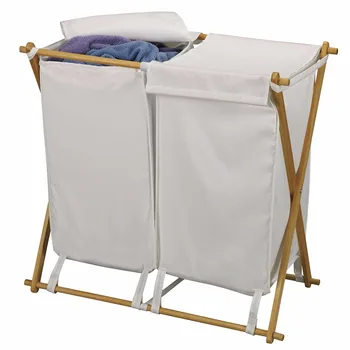 2 bag laundry hamper