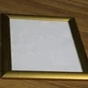 Gold Finish Luxury Openable Canvas UV Printing Aluminum Poster Frame Picture Frame Snap Frame