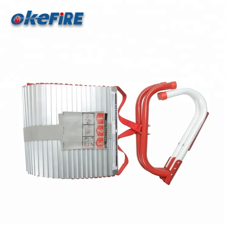 
OK-3S Three-Story Emergency Aluminum Step Foldable Escape Rescue Ladder EN131 Standard 