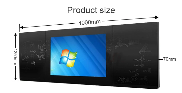 All-in-one Smart led nano Interactive School Teaching Touch Screen Digital/electric blackboard