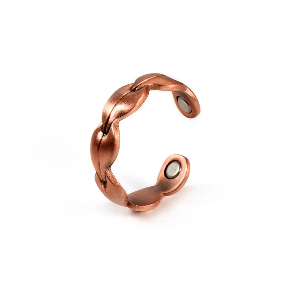 

Inox Health Antique Copper Neodymium Magnetic Finger Ring For Woman