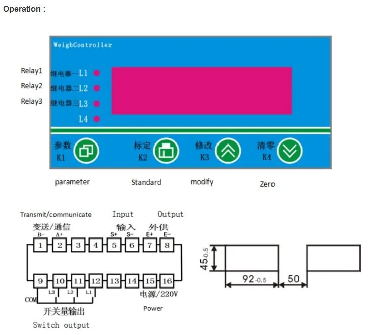 DY220 Load Cell Indicator - Precision Weighing Solutions