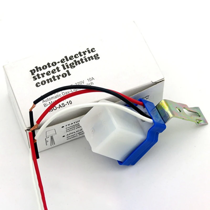 Sound-Light Controlled Sensor Switch Auto On/Off Street Light Switch AC 160-220V 