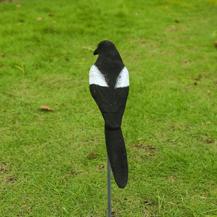 Outdoor Hunting Decoy Plastic Bait Magpie Animal Mould Simulation