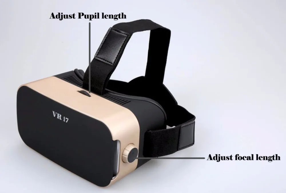 
Compatible with 3.5-6.3 inch screens Patented 3D vr headset 