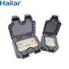 Hailar UK Weatherproof socket IP66 outdoor waterproof switch sockets water proof sockets