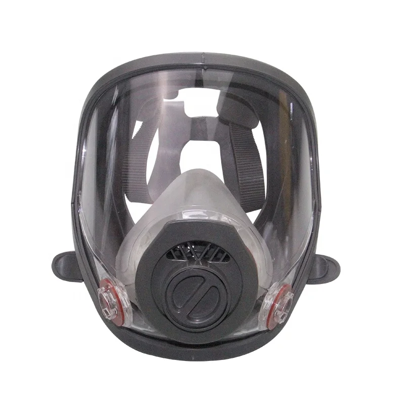 

PPE equipment activated carbon canister co2 gas mask for fireman