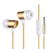 High Quality Hands-Free with Microphone for Pc Mobile Flat Cable Strong Stereo Stylish Wired In Ear 3.5Mm Earphone