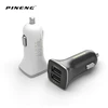 High quality dual USB output universal travel car charger adapter