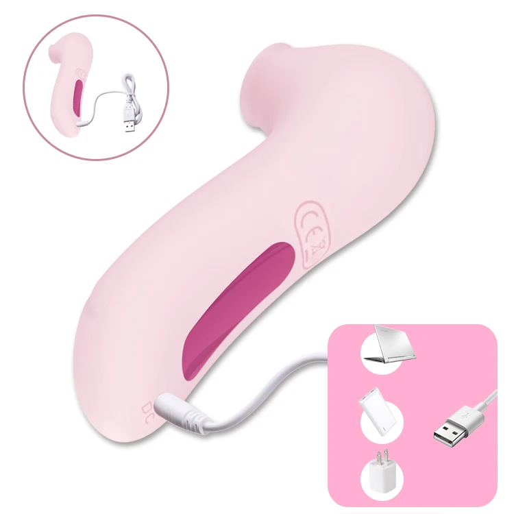 Pink Multiple Speed Oral Vibrating Pussy Breast Vagina Masturbating Sex Women Toys Tongue Clit Sucker Vibrator Sex Products