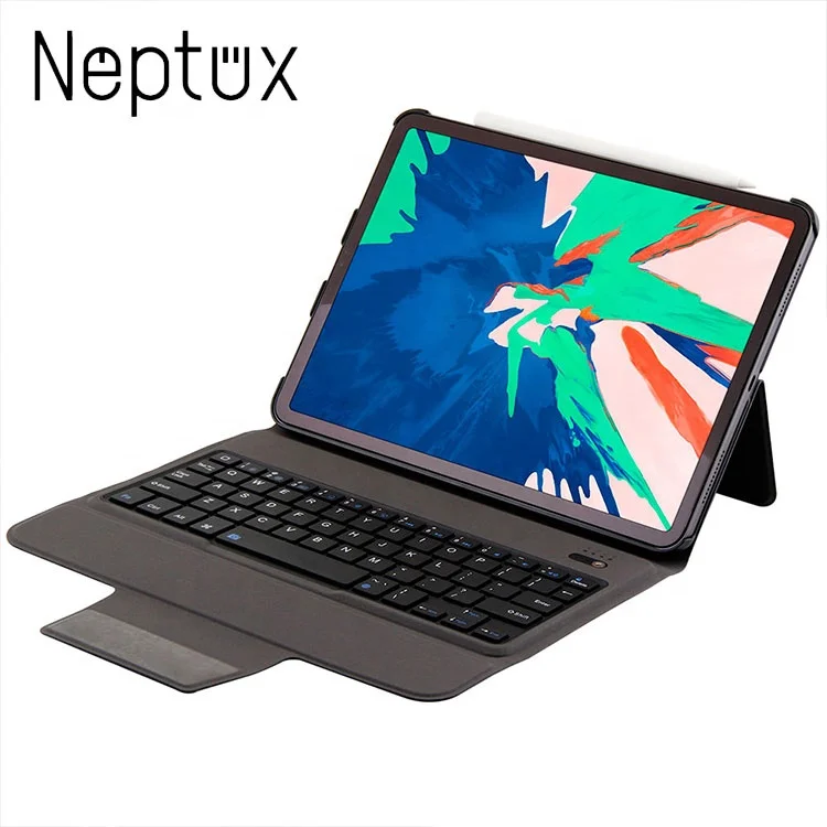 

Neptux Smart Wireless Keyboard Leather Tablet Case for iPad Pro 11''