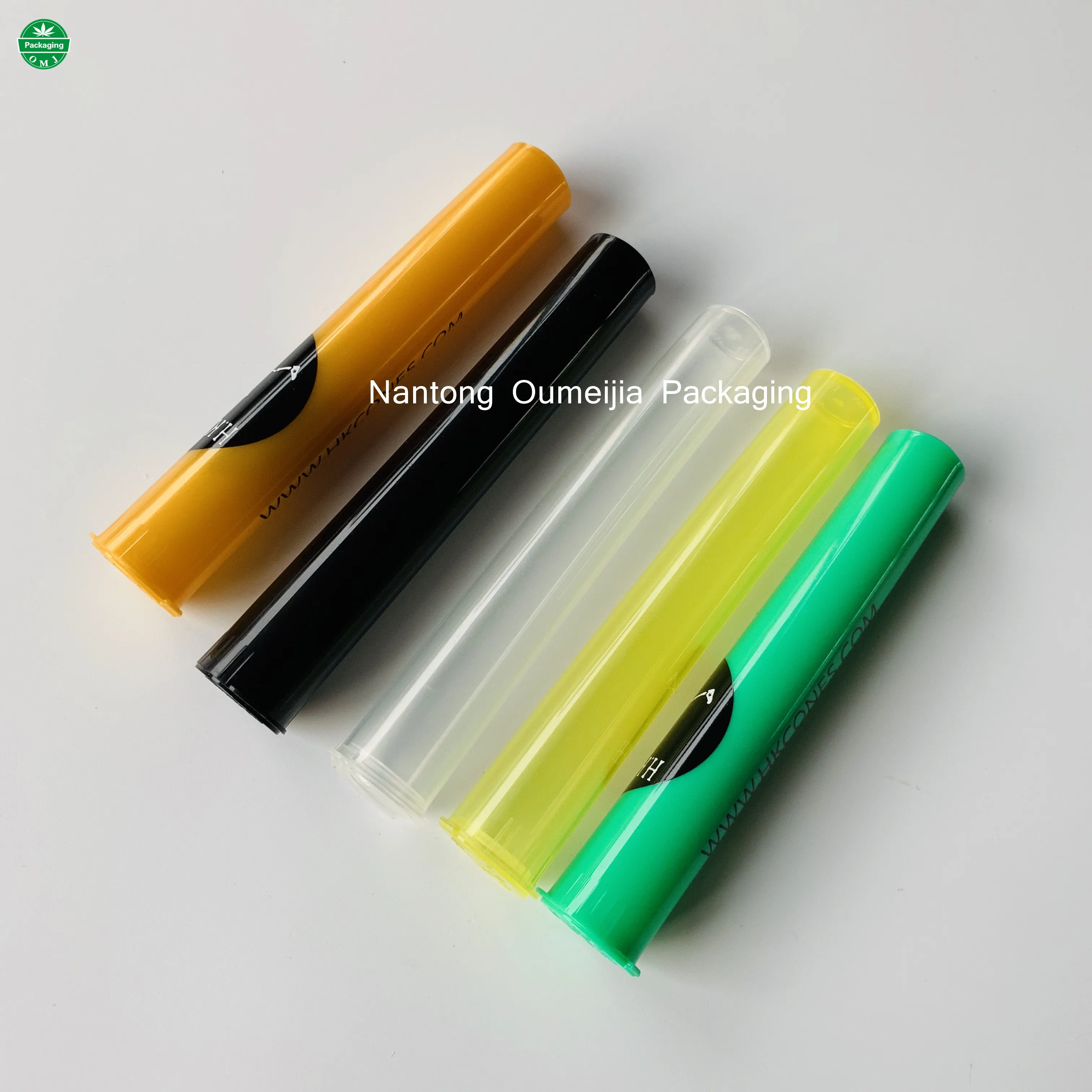 High Quality Weed Doob Tube With Logo Printing 19mm Plastic Pre Rolled