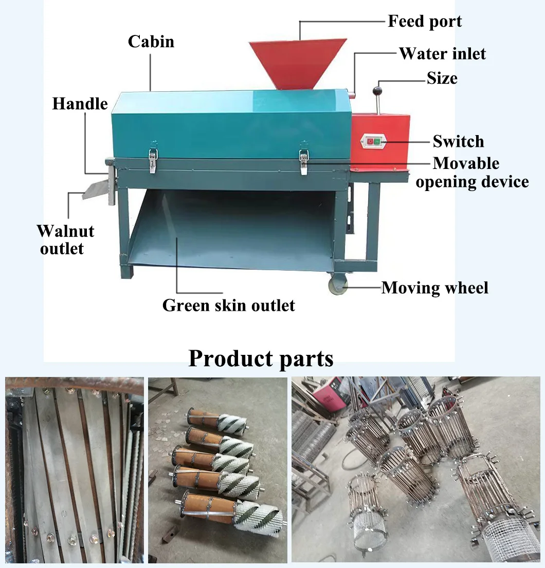 Good Quality Green Walnut Peeling And Cleaning Machine Green Walnut