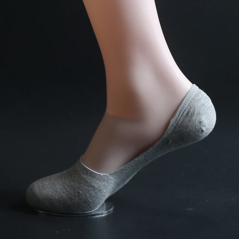 

Summer Ultra Thin Cozy Invisible Bamboo Dress Anti Sweat Men Socks, As pic