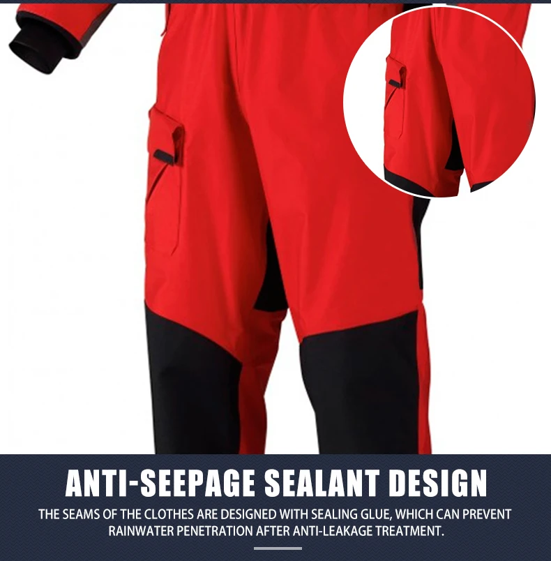 Customized Men's Waterproof Clothing Dry Suit Waterproof Breathable