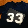 Top quality custom printed heat transfer numbers for jerseys