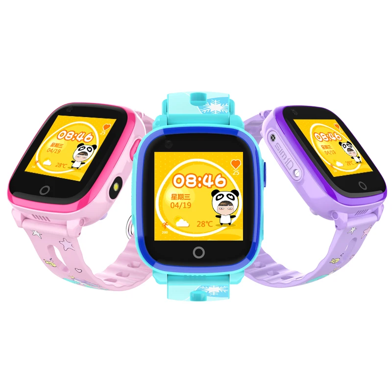 

Top quality touch screen IP67 smart wifi kids 4g gps watch with SOS