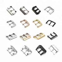 

10mm to 26mm Custom Western Metal Belt Stainless Steel Watch Band Strap Deployment Clasp 16mm 22mm 20mm 18mm Watch Pin Buckles
