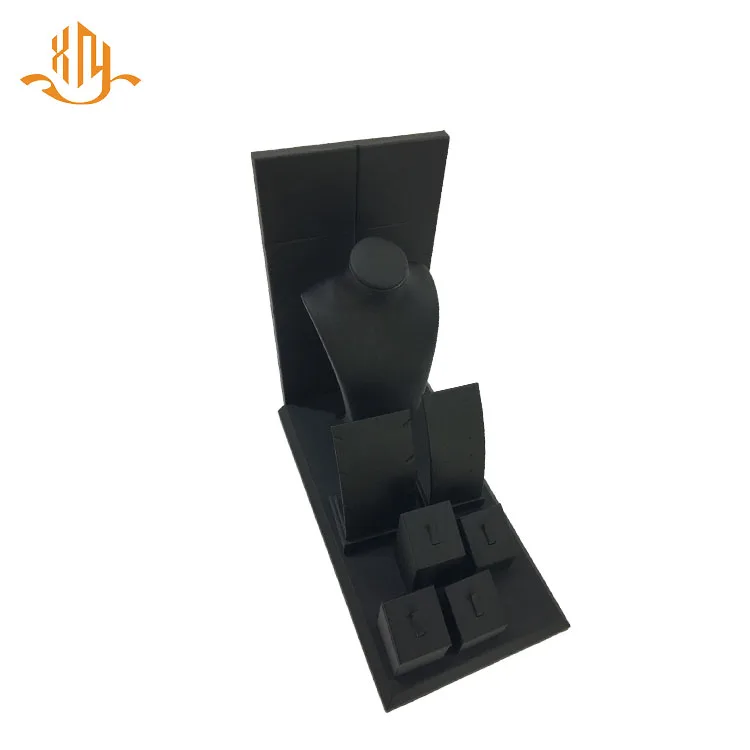 
XIANGYU Factory Wholesale Custom Hot Sale Leather Jewelry Display Stand Set 