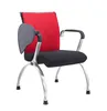 Office arm training room fixed chair modern office chairs with writing pad tablet in China YS355C-1