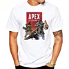 YWLL White Summer Short Sleeve Simple Cheap Modal Apex Legends 3D Printing Apex T Shirt