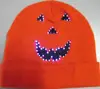 New design Winter knitted optical fibre light up beanie hat