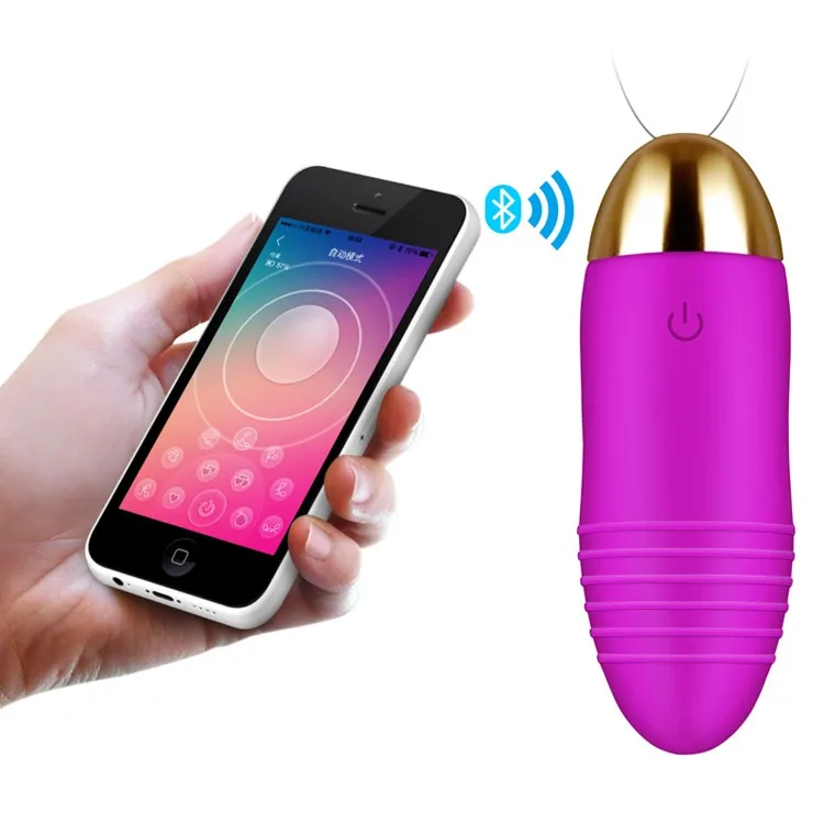 App Vibrator Smart Phone Silicone Vibrating Eggs Waterproof Bluetooth Wireless Remote Control