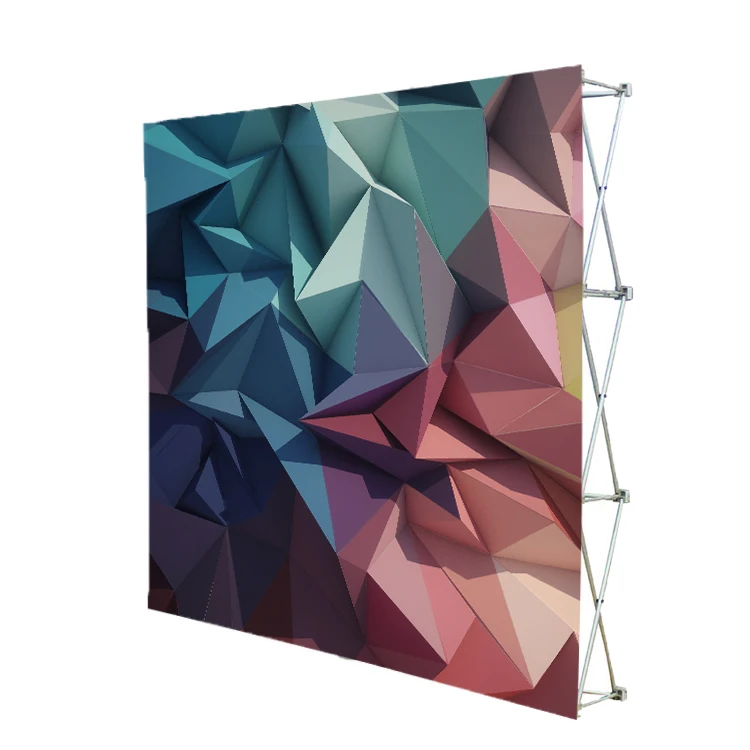 Floor Standing Pop Up Stand Aluminum Tube Trade Show Pop Up Wall
