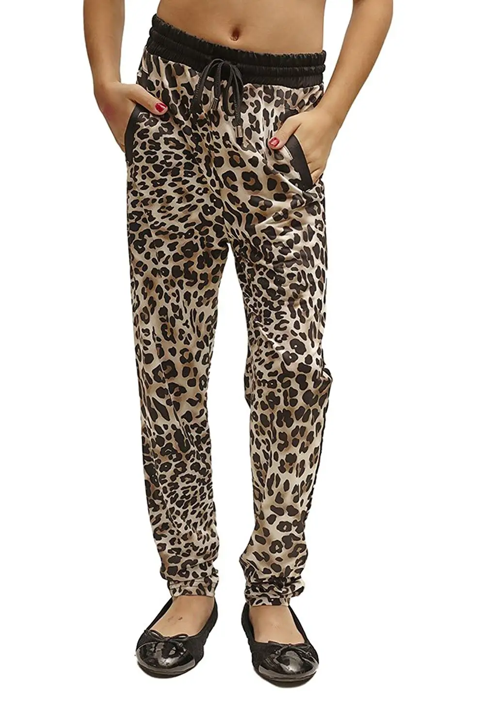 Joyce Concept Big Girls Logo Love Joggers-black