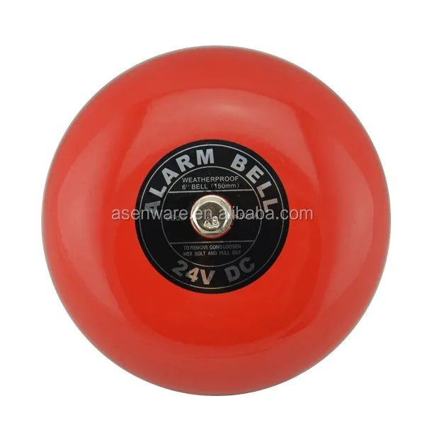 Asenware brand Manufacturer popular school fire bell 6inch 24V