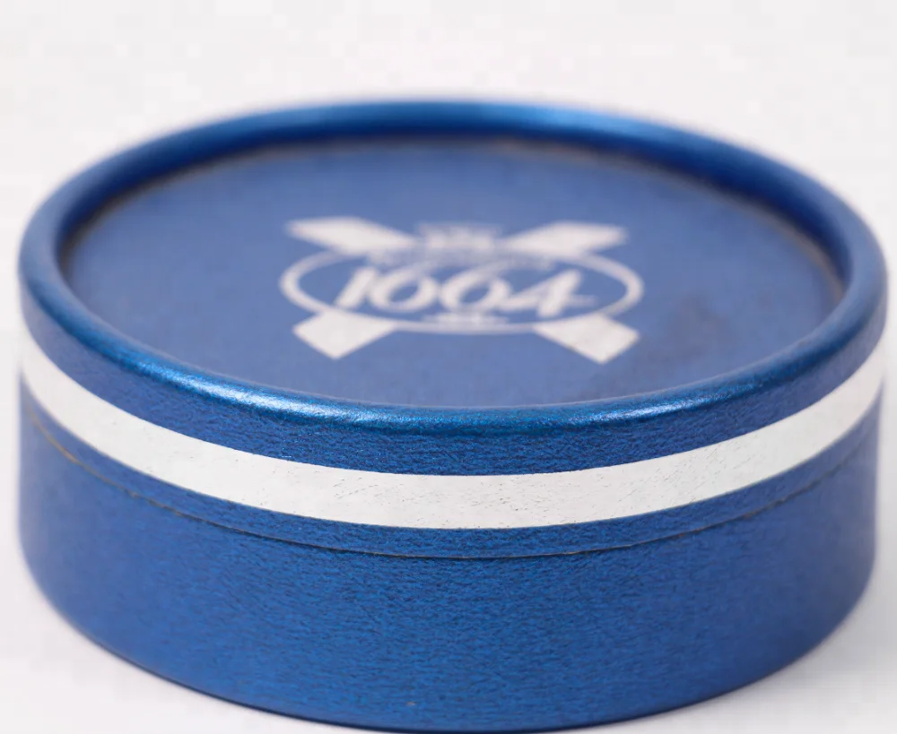 

small cylinder embossed paper jewelry tube box gift packaging, N/a