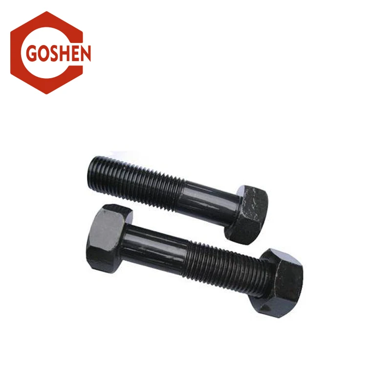
Trustworthy China supplier din 6914 carbon steel black oxide hex bolts 