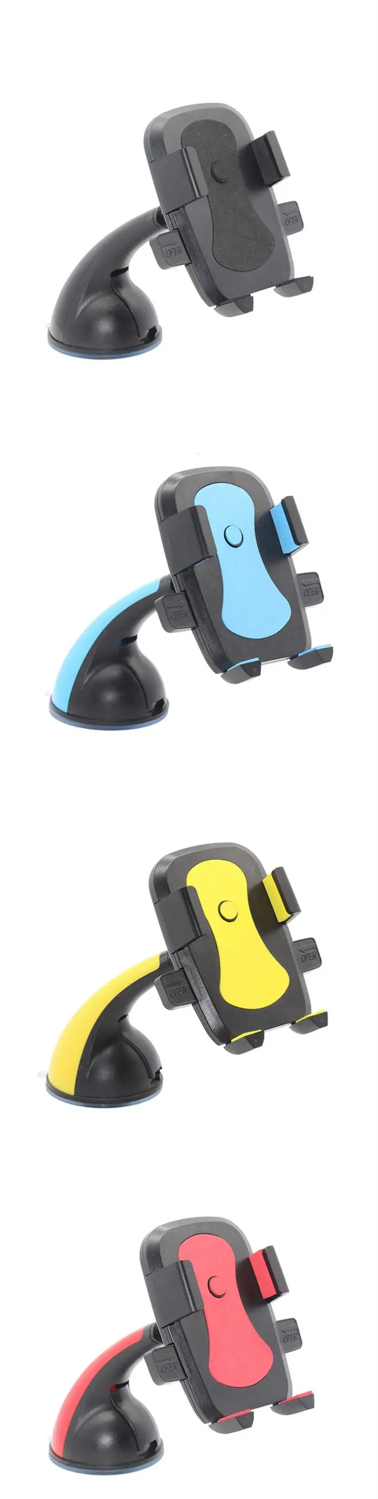 Fashion Adjustable 360 degree rotation Car Phone Holder Hands mobile suport Driving Car holder