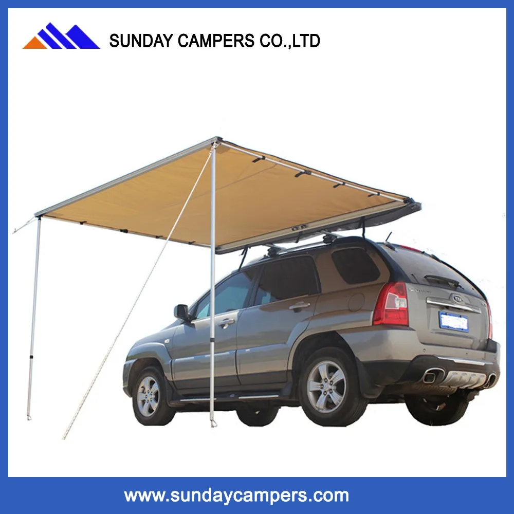 Pull Out Car Camping Side Awning 4wd Campers Racks Vehicle Awnings