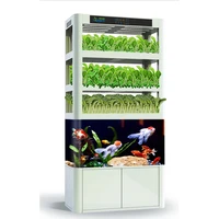 

hydroponic home systems indoor vertical garden smart control with LED grow lights strip