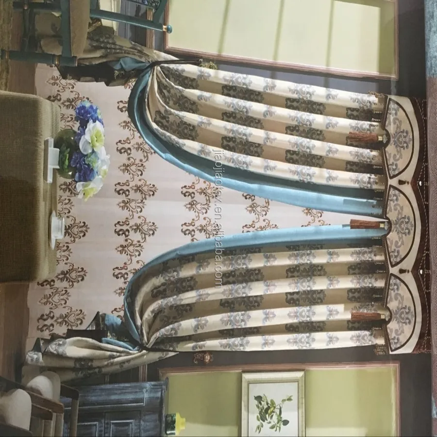 Luxuriöse Art Von Büro Fenster Vorhang Mit Volant - Buy Büro Fenster