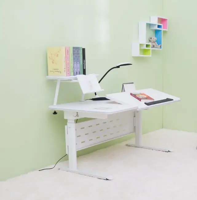 Children Furniture Electric Lift Study Table For Students