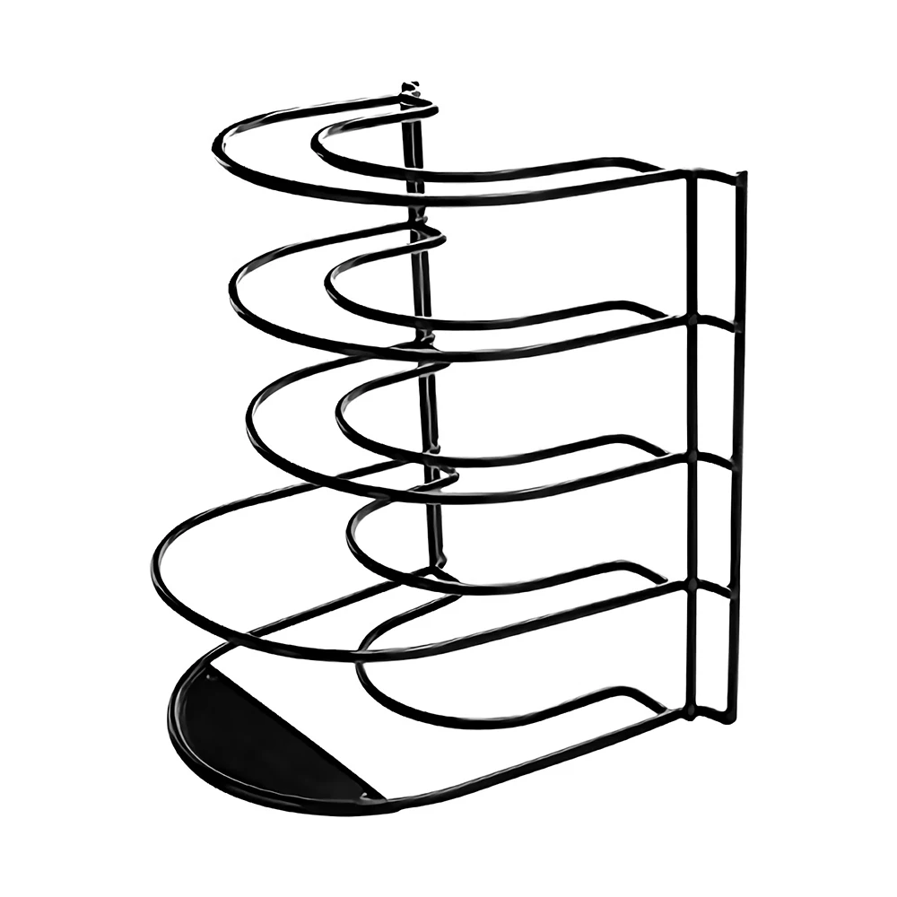 Kitchen Storage Metal Pan And Pot Organizer Holder Rack Buy Pan And