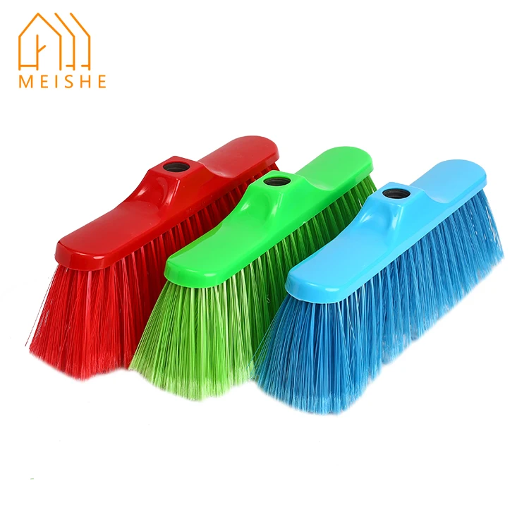 

high quality durable long lifespan broom plastic broom, Blue,green,red