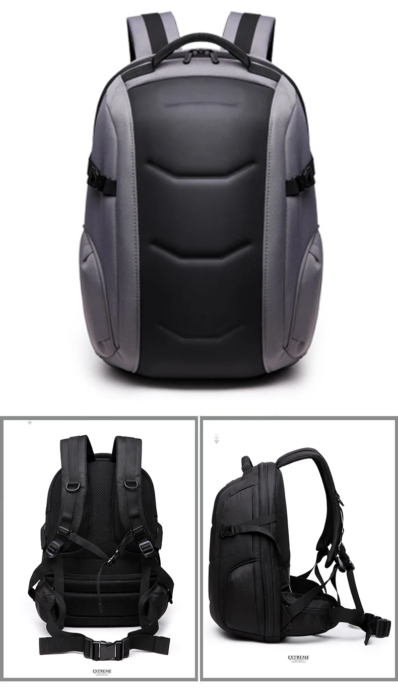 2018 Popular urban European design EVA water cut proof leisure stylish trendy men's backpack back pack bagpack bag for men