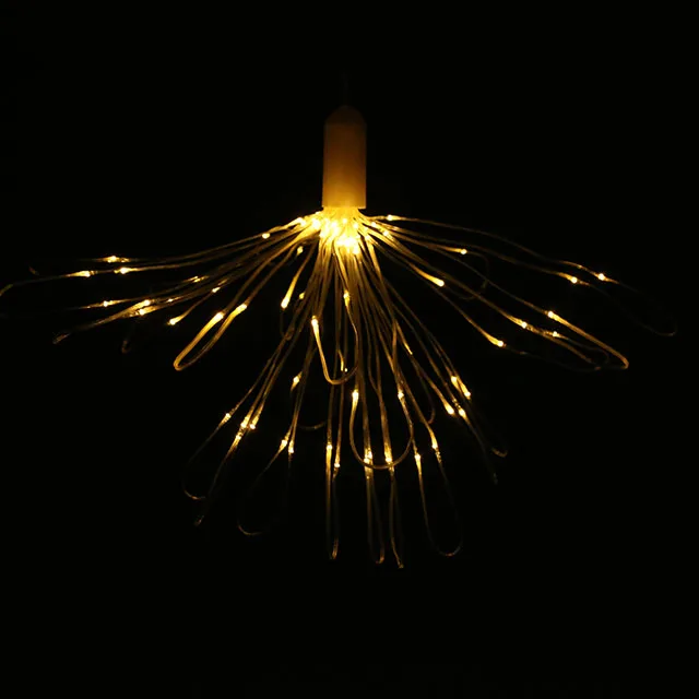 
Rubber Battery supply firework light for garden decoration magic led string light 